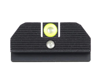 Night Fision GLK001015YGZ Student Of The Gun Accur8 For Glock  Green Tritium Yellow Outline Front Sight-Green Tritium Black Outline Rear Sight Glock 17/17L/19