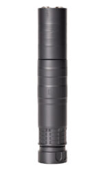 Rugged Suppressors RAD01762 Radiant762  7.62mm 1.50" Diameter, 17-4 Stainless Steel, Black Cerakote Finish, 5/8"-24 tpi