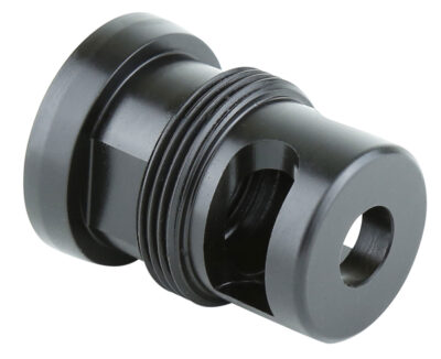 Griffin Armament TMM762 Taper Mount Minimalist Black 17-4 Stainless Steel with 5/8"-24 tpi Threads, 1.34" OAL & 1.07" Diameter for 30 Cal