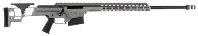 Barrett 18504 MRAD  338 Lapua Mag 26" 10+1 Tungsten Gray Cerakote Tungsten Gray Fixed Adjustable Comb Stock Black Polymer Grip Right Hand