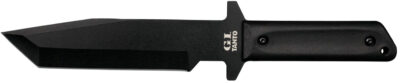 Cold Steel CS80PGTK G.I.  7" Fixed Tanto Plain Black Rust Resistant Finish 1055 Carbon Steel Blade/Black Polypropylene Scales Handle Includes Sheath