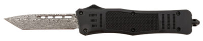 Steel River Knives T618BDT Spartan  Medium 3.25" Tanto Plain Black/Silver 440C SS Blade/ 4.50" Black Aluminum Zinc Alloy Handle