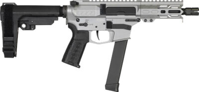 CMMG 99A890FTI Banshee MKGS 9mm Luger 33+1 5" Black Nitride Medium Taper Threaded Barrel, EML 4" M-LOK Handguards, Titanium Cerakote Aluminum Picatinny Rail Receiver, CMMG Zeroed Grips