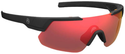 Magpul MAG104410011140 Defiant Eyewear Gray Red Lens Black Frame