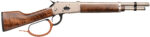 Gforce Arms GFLVR357PN Saddlehorn  357 Mag 5+1 12" Nickel Threaded Barrel & Receiver, Turkish Walnut Stock & Forend, Thread Protector