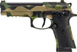 BERETTA 92XI SAO FS 9MM 4.7" - 15RND SPLINTER CAMO 2 MAGS