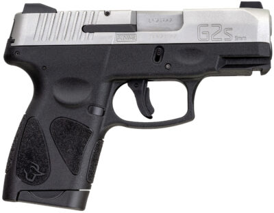 Taurus 1G2S939 G2S  Compact Frame 9mm Luger 7+1 3.20" Matte Stainless Steel Barrel, Matte Serrated Stainless Steel Slide, Black Polymer Frame w/Picatinny Rail & Polymer Grip, Right Hand