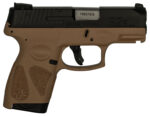 Taurus 1G2S931T G2S  9mm Luger 7+1 3.26" Stainless Steel Barrel, Matte Black Serrated Steel Slide, Tan Polymer Frame w/Picatinny Rail, Tan Polymer Grip ,Right Hand