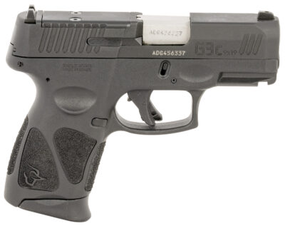 Taurus 1G3CP9312X12 G3C  9mm Luger 12+1 3.26" Matte Stainless Steel Barrel, Matte Black Tenifer Optic Cut/Serrated Slide, Black Polymer Frame w/Picatinny Rail, Black Polymer Grips