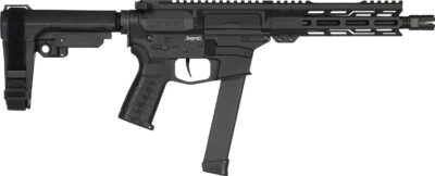 CMMG 99A3B0FAB Banshee MKGS 9mm Luger 33+1 8" Black Nitride Medium Taper Threaded Barrel, EML 7" M-LOK Handguards, Black Armor Cerakote Aluminum Picatinny Rail Receiver, CMMG Zeroed Grips