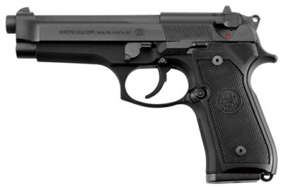 BERETTA 92FS 9MM 4.9" FS 3-DOT - 10-SHOT BLUED BLACK POLY USA