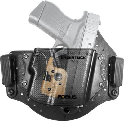 FOBUS HOLSTER UNIVERSAL IWB - SINGLE STACK S-COMPACT W/LASER