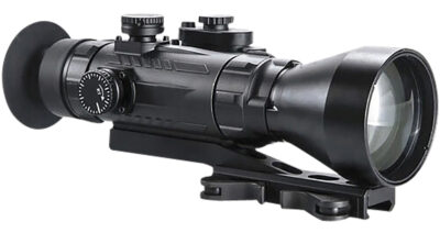 AGM Global Vision 15WP4423474111 Wolverine Pro-4 3APW Night Vision Rifle Scope Matte Black 4x70mm Gen 3 Auto-Gated White Phosphor Illuminated Red Chevron w/Ballistic Drop Reticle